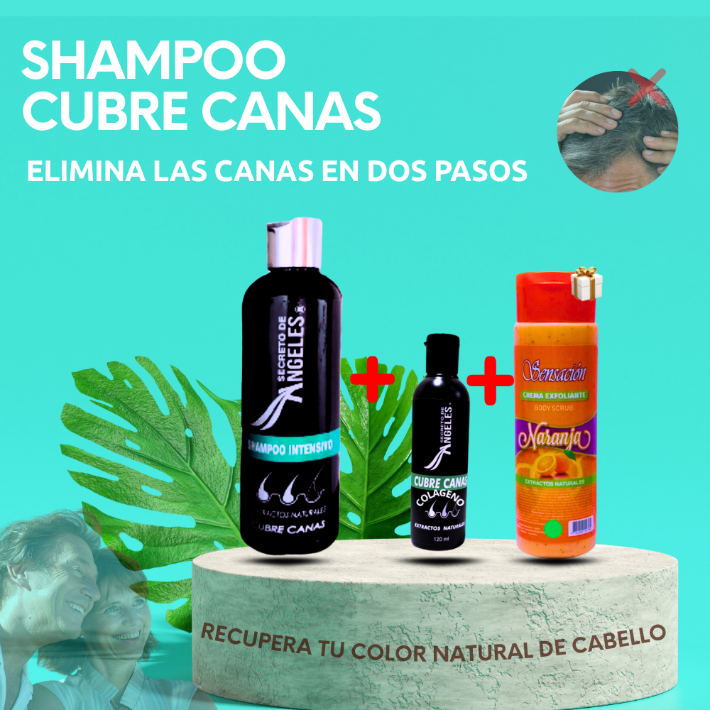 SHAMPOO CUBRE CANAS SECRETO DE ANGELES™-50% selec