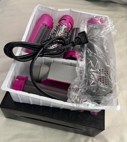 Cepillo 5 en 1 Estilo Dyson – Alisa, seca y moldea como una profesional 💨✨