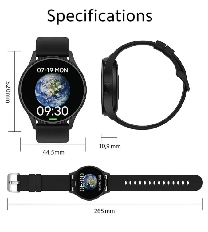 Reloj Inteligente Smartwatch – Controla tu salud, recibe llamadas y luce con estilo 🔥